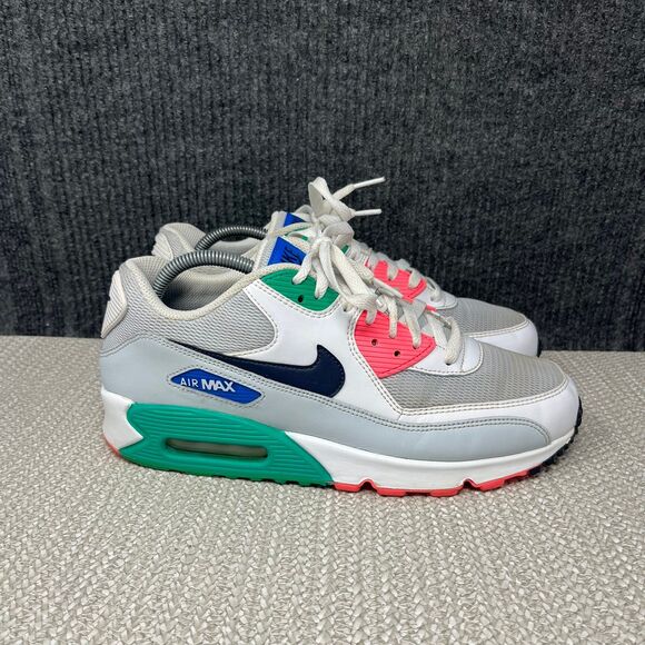 Nike Air Max 90 Essential South Beach Watermelon Pink Green White 9.5 AJ1285-100